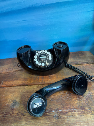 Vintage Policoncept Donut Handbag Push Dial Telephone