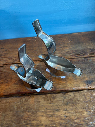 Vintage Bird Lemon Juicer Tea Bag Squeezer Made In France Stainless Steel