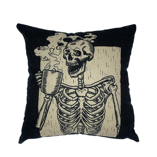Skeleton Hot Beverage Pillow
