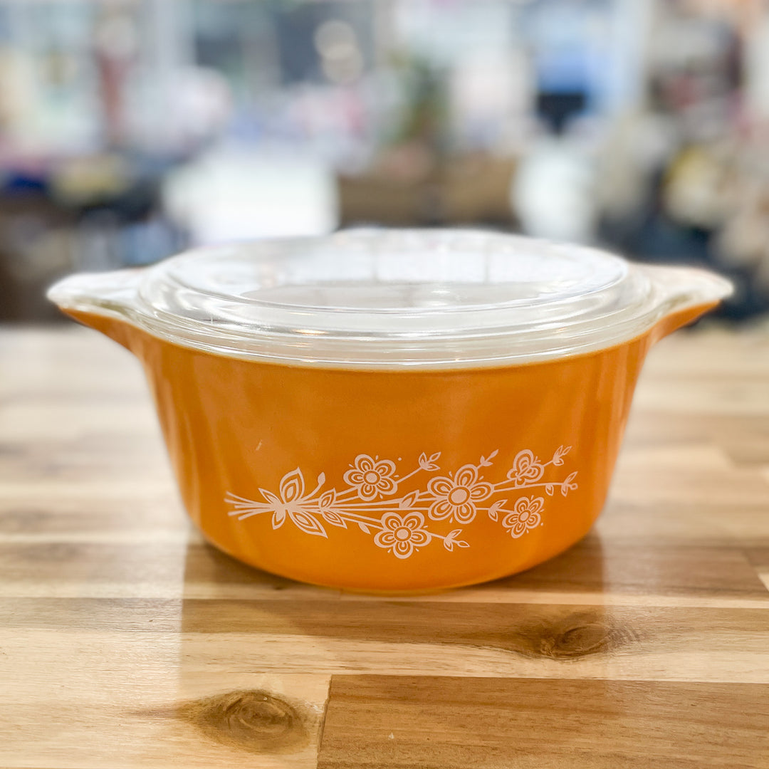 Casserole Bowl Pyrex 475b Vintage Butterfly Gold Pyrex Casserole