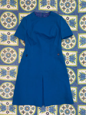 blue mod dress Vintage 1960s 1970s Short Sleeve – Little Hippie DEPARTMENT:APPAREL White dresses classy for its ideal for celebrating Style:Wing