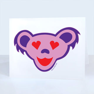 Grateful Dead Love Bear Greeting Card