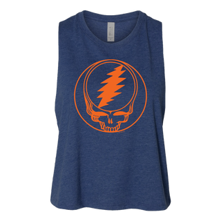 Grateful Dead New York Stealie Crop Racerback Tank PRE ORDER Ships mid JUNE