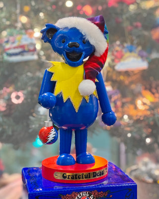 Wooden Grateful Dead Bear Nutcracker