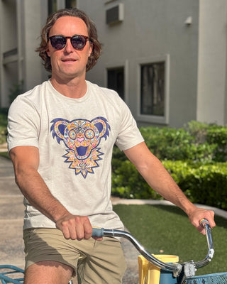 Grateful Dead Paisley Bear Face Unisex T