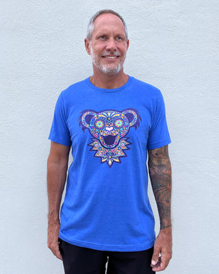 Grateful Dead Paisley Bear Face Unisex T