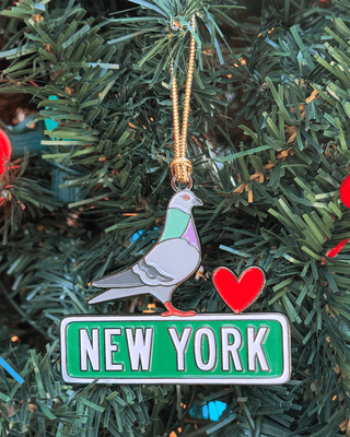 New York Pigeon Holiday Ornament