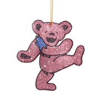 Grateful Dead Bedazzled Bears Ornaments
