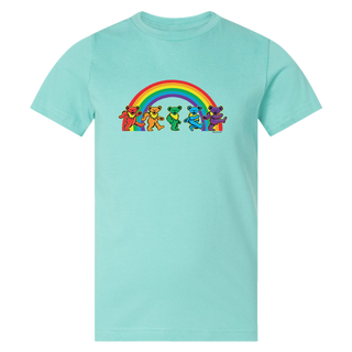 Grateful Dead Rainbow Bears Youth T Shirt