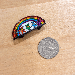 Grateful Dead Rainbow Bears Enamel Pin