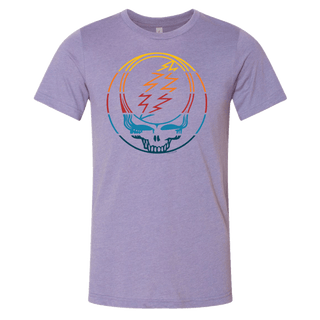 Grateful Dead Retro Stripes Stealie Unisex T