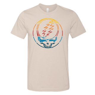 Grateful Dead Retro Stripes Stealie Unisex T
