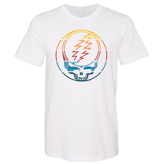 Grateful Dead Retro Stripes Stealie Unisex T