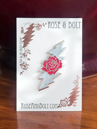 Grateful Dead Rose & Bolt Pins