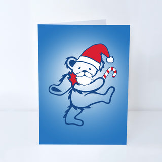 Grateful Dead Big Santa Bear Greeting Card