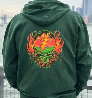 Grateful Dead Scarlet Fire Unisex Zip Hoodie PREORDER ships JUNE