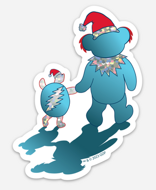 Terrapin & Bear Holiday Sticker