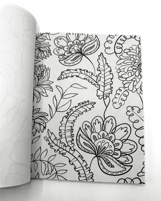 Stress Less Coloring: Flower Patterns by Adams Media