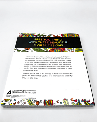Stress Less Coloring: Flower Patterns by Adams Media