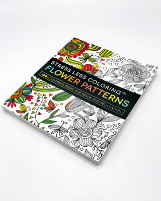 Stress Less Coloring: Flower Patterns by Adams Media