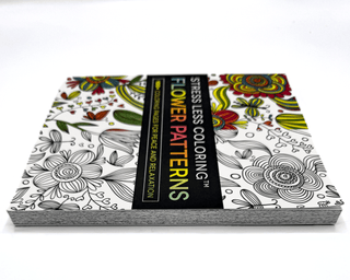Stress Less Coloring: Flower Patterns by Adams Media