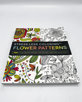 Stress Less Coloring: Flower Patterns by Adams Media