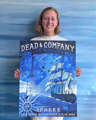 Taylor Swope Dead & Co Sphere Poster 2024