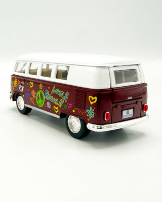VW Flower Power Bus Pullback Toy