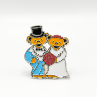 Grateful Dead Wedding Bears Pin