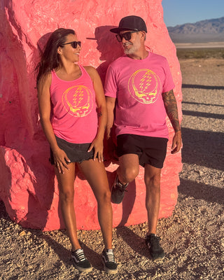 Grateful Dead Yellow Stripes Stealie Unisex T