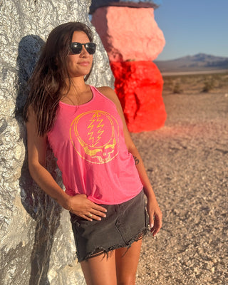 Grateful Dead Yellow Stripes Stealie Unisex T