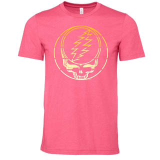 Grateful Dead Yellow Stripes Stealie Unisex T