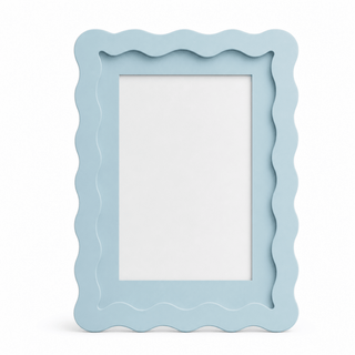 Wavy-Edge Glass Photo Frame