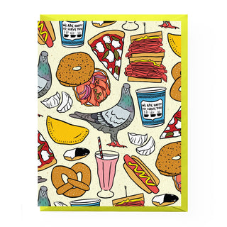 New York City Patterned Greeting Card