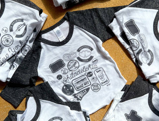 Brooklyn Pins & Patches Baby Baseball Tee