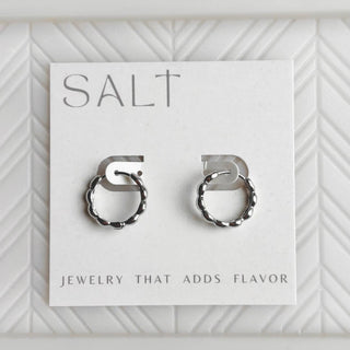 Wavy Hoop Earrings
