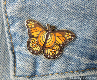 Monarch Butterfly Enamel Pin