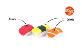 Sassy Sushi Cat Toy
