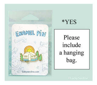 Happy Camper Enamel Pin