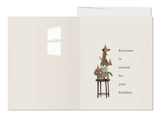 Everyone Is Excited Birthday Greeting Card