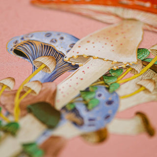 Enchanted Mushroom Cameo 500-Piece Puzzle