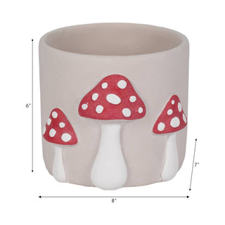 Amanita Mushroom Planter