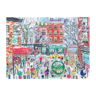 Christmas in Greenwich Village 1000 Piece Puzzle