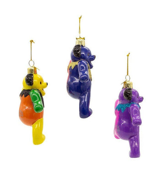 Grateful Dead Glass Bear Ornament