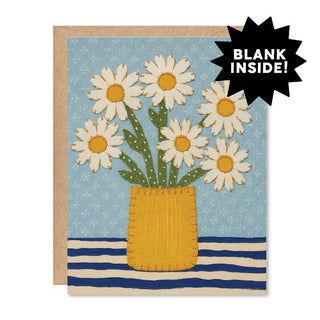 Daisy Vase Greeting Card