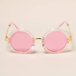 Kids Trendy Colorful Round Sunglasses