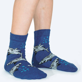 Building Blocks, Trucks and Sharks Kids Socks
