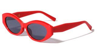 Oval Lens Retro Cat Eye Sunglasses