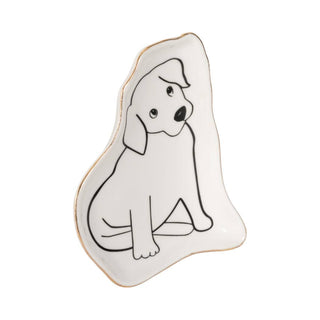 Ceramic Puppy Trinket Tray