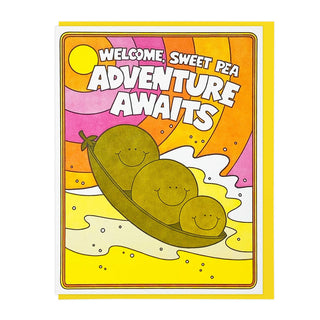 Sweet Pea Adventure Greeting Card